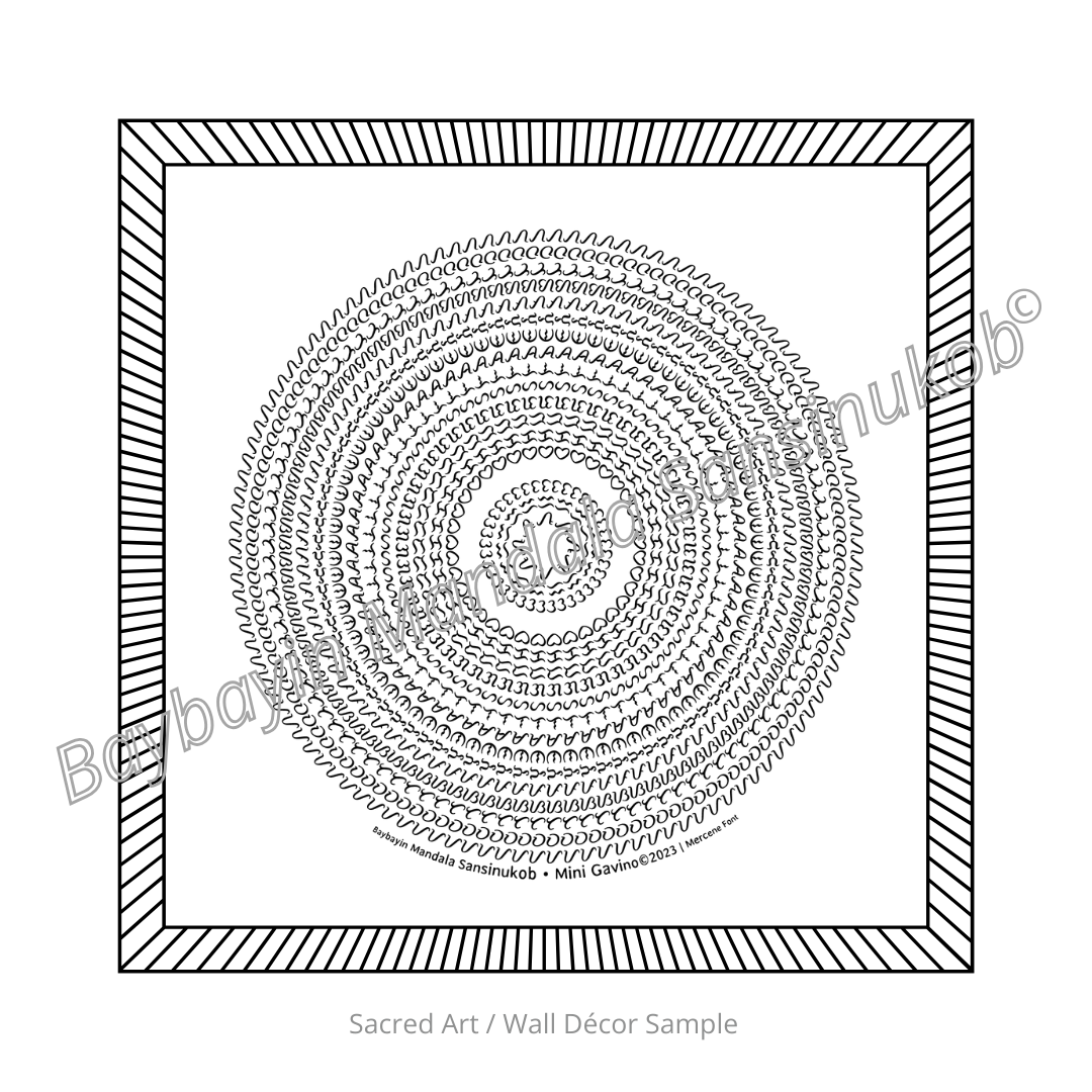 Baybayin Mandala Sansinukob© Black Night
