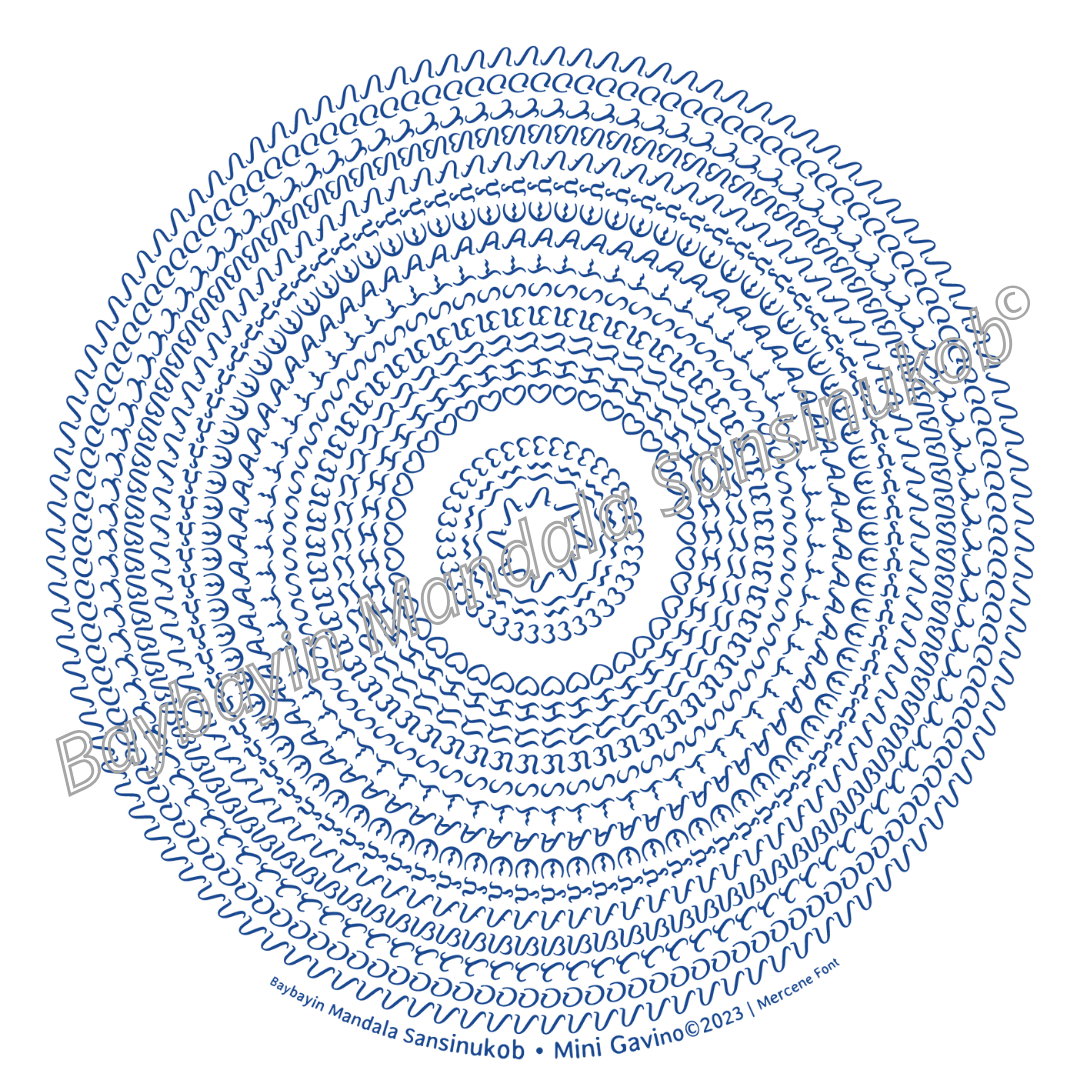 Baybayin Mandala Sansinukob© Blue Waters
