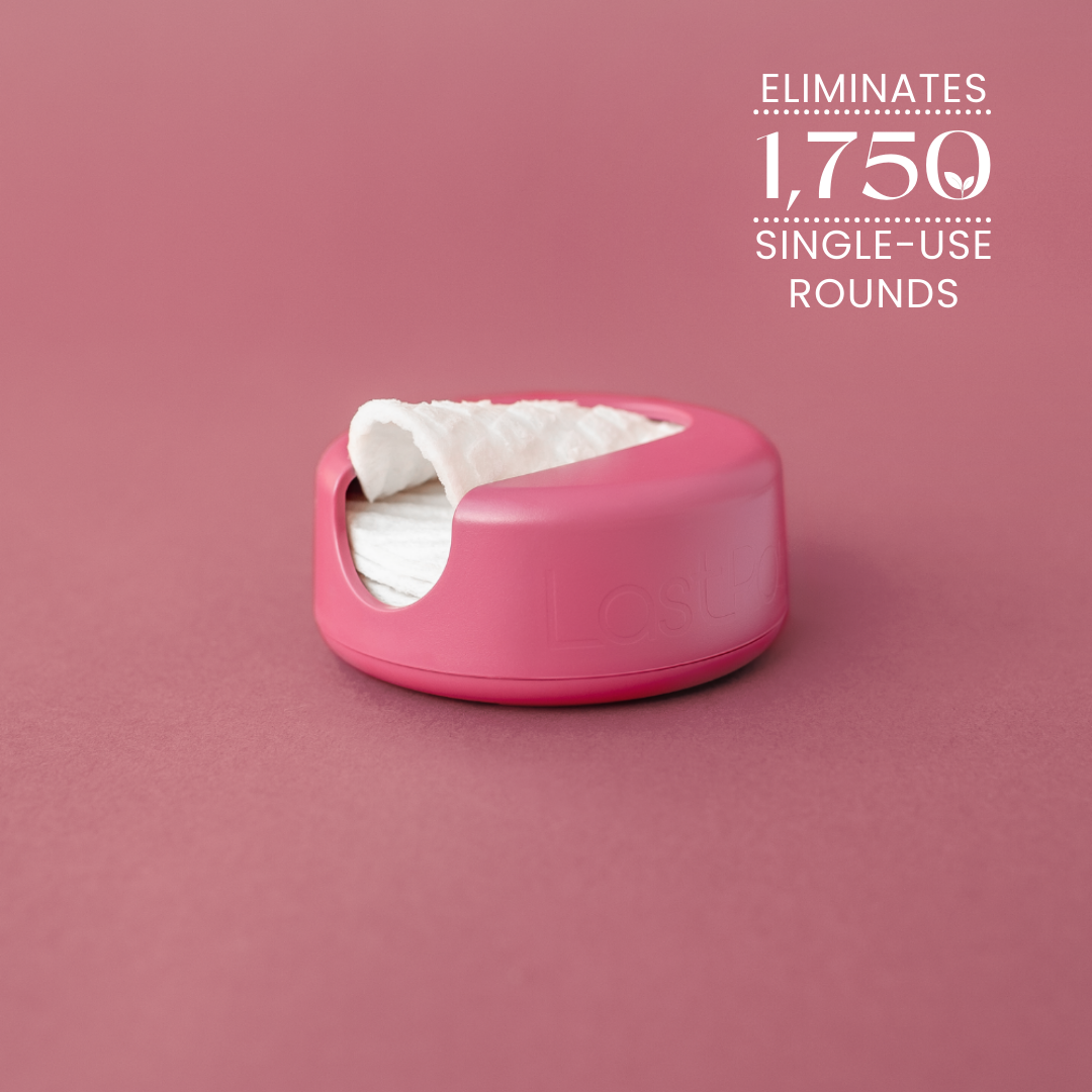 LastRound Reusable Cotton Rounds (Red)