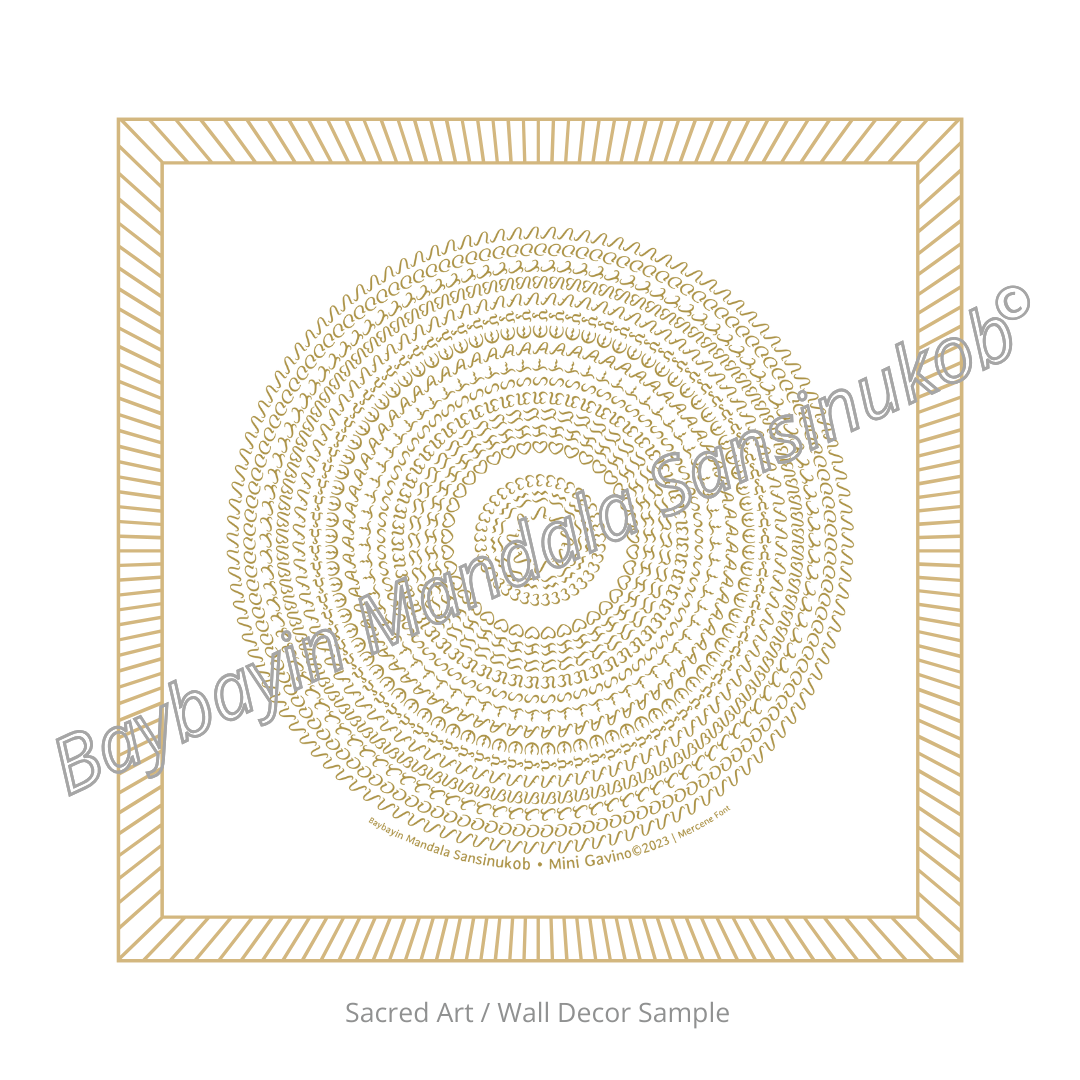 Baybayin Mandala Sansinukob© Golden Sun