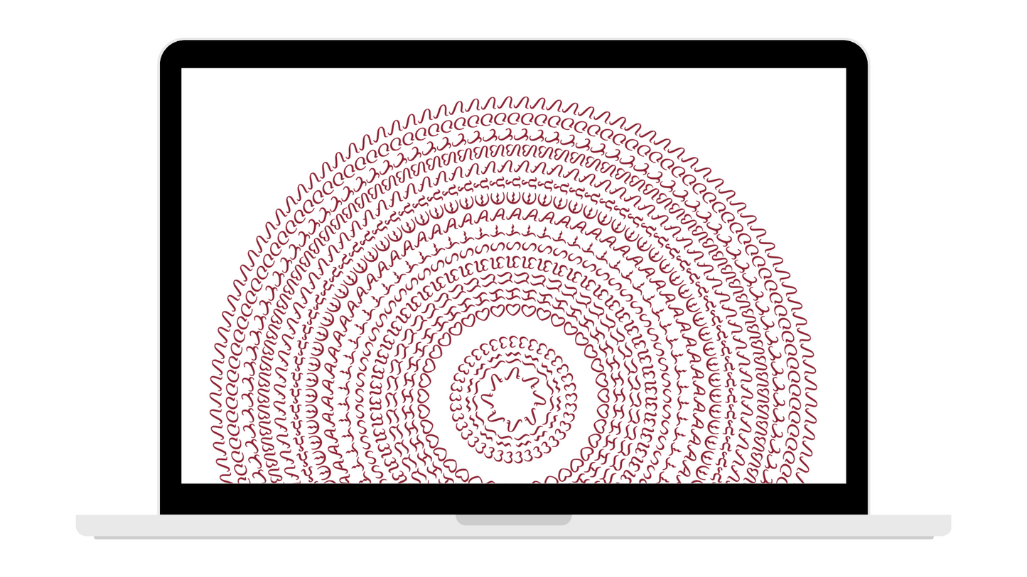 Baybayin Mandala Sansinukob© Maroon Fire