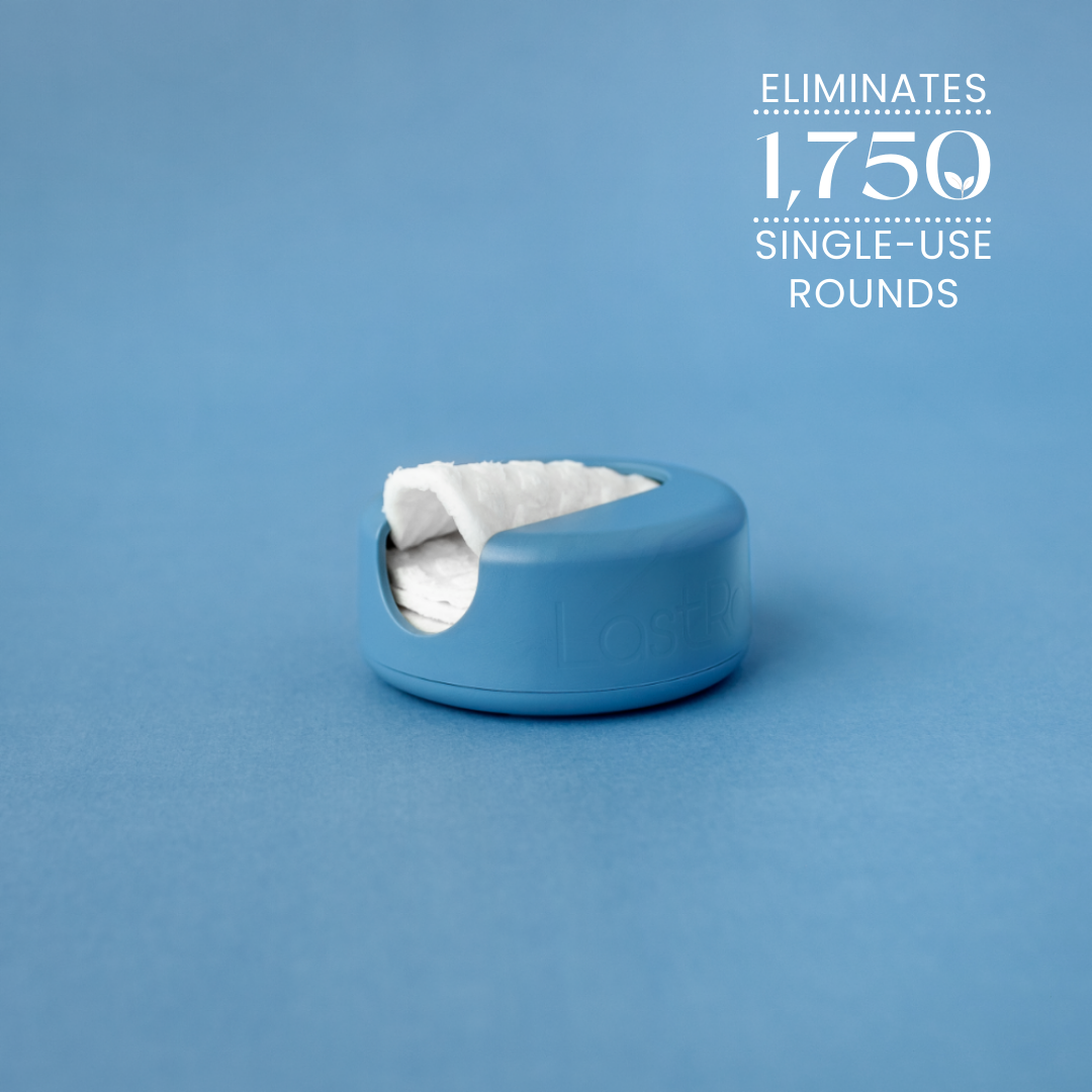 LastRound Reusable Cotton Rounds (Blue)